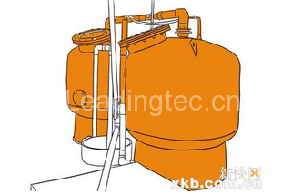 ●配鹽系統(tǒng)中的活性炭缸,能過濾吸附對魚有害的重金屬元素以及在壓罐內培育有益的細菌,對水進行生化過濾。