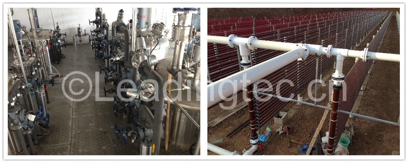 雨生紅球藻規(guī)?；愷B(yǎng)培養(yǎng)及光誘導基地實景圖