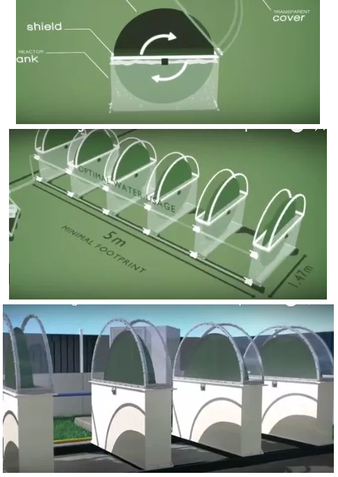 荷蘭瓦赫寧根大學(xué)開(kāi)發(fā)的“藻盤(pán)”式培養(yǎng)系統(tǒng)